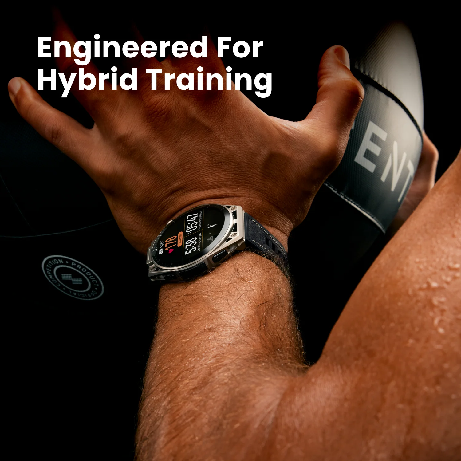 AMAZFIT Balance Ultra Smartwatch Titan Grad 5, Kunststoff Schwarz: Kunstleder & Silikon, Schwarz & Terra: Silikon, 140 - 210 mm, Titan