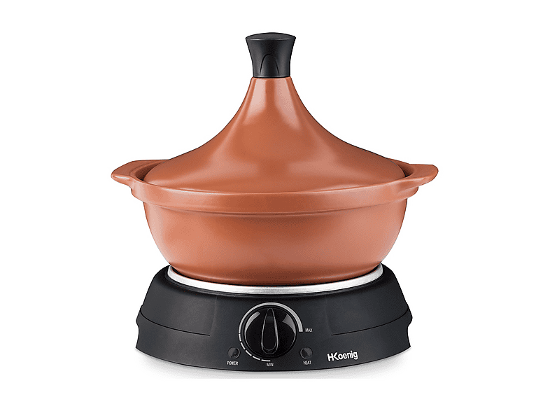 H.KOENIG TAJ3 MULTICOOKER, 300 W, capacità ciotola 3 l, Marrone