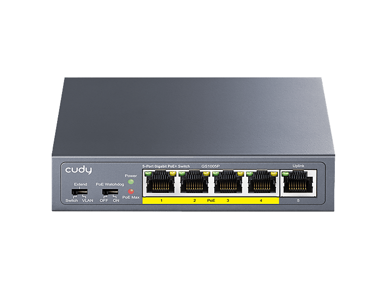 Cudy 5-Port Gigabit PoE+ Switch