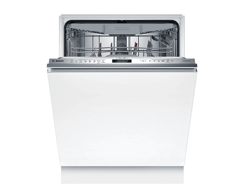 Lavavajillas integrable - Bosch SMT6ECX21E, 14 servicios, 12 programas, 60 cm, Home Connect, Sin panelar