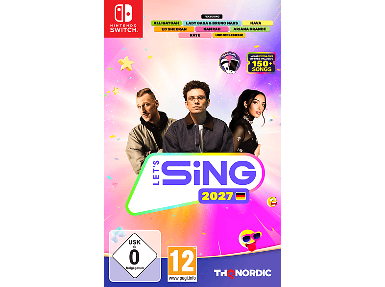 Let's Sing 2027 - mit deutschen Hits - Nintendo Switch [Game card]
