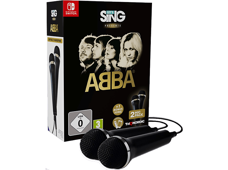 Let's Sing Abba 2027 - 2 Mic Bundle - Nintendo Switch [Game card]
