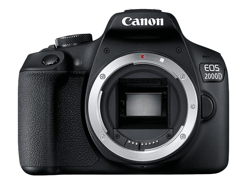 CANON EOS 2000D Body Spiegelreflexkamera, 24.1 MP, Full-HD, WLAN, Schwarz