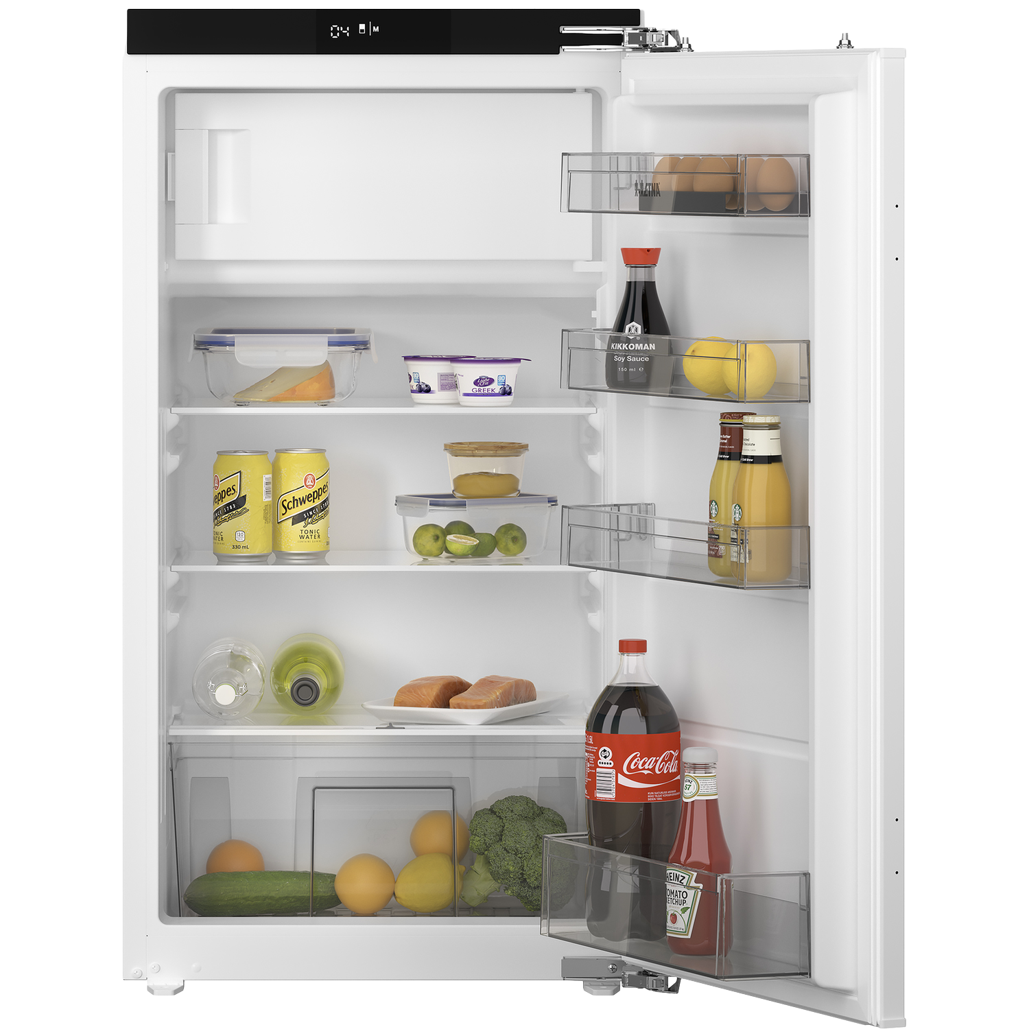 ETNA KVD7102T - Inbouw Koelkast met vriesvak - Nishoogte 104 cm