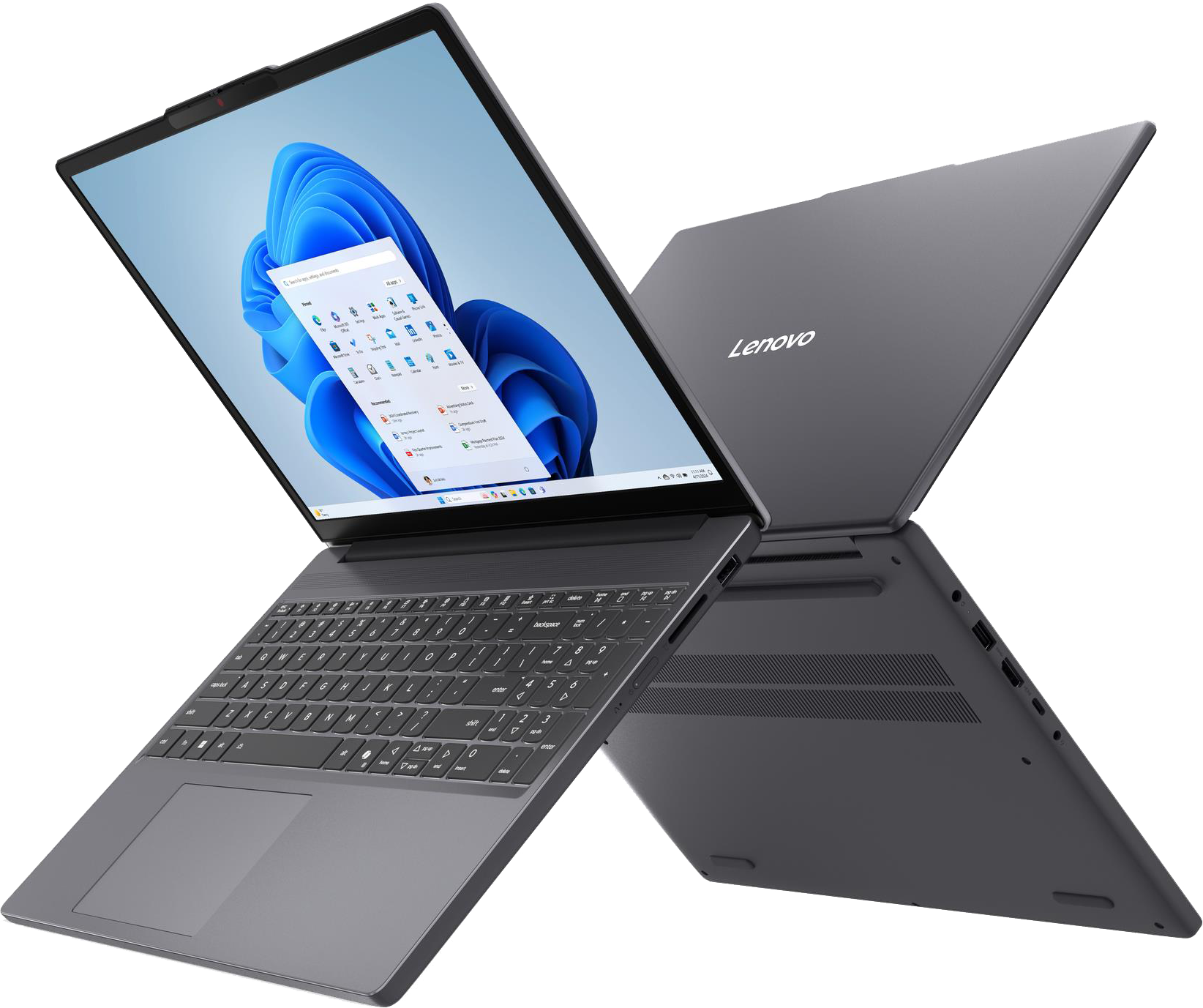 LENOVO IdeaPad Slim 3i 83K101HSHV Szürke Laptop (15,3" WUXGA/Core i5/8GB/512 GB SSD/NoOS)