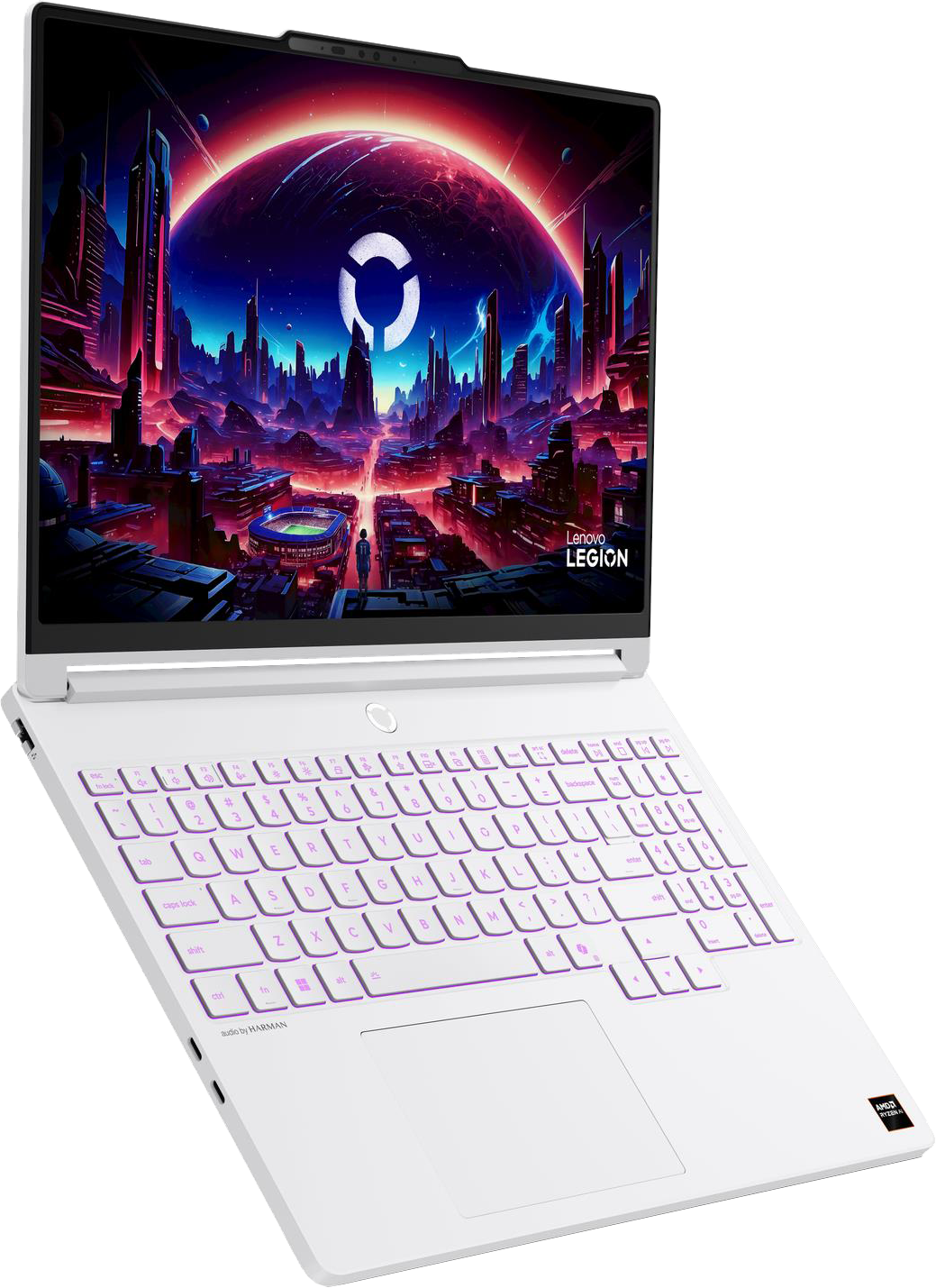 LENOVO Legion 5a 83Q6008BHV Fehér Laptop (15,3" WQXGA OLED/Ryzen AI 7/16GB/1024 GB SSD/N50/NoOS)