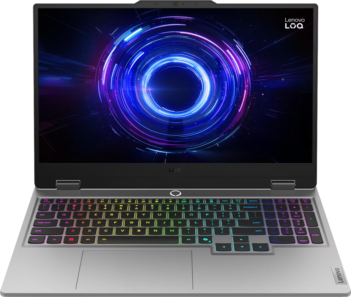 LENOVO LOQ 15IRX10 83JE01JRHV Szürke Gamer laptop (15,6" FHD/Core i7/16GB/512 GB SSD/RTX5050 8GB/NoOS)
