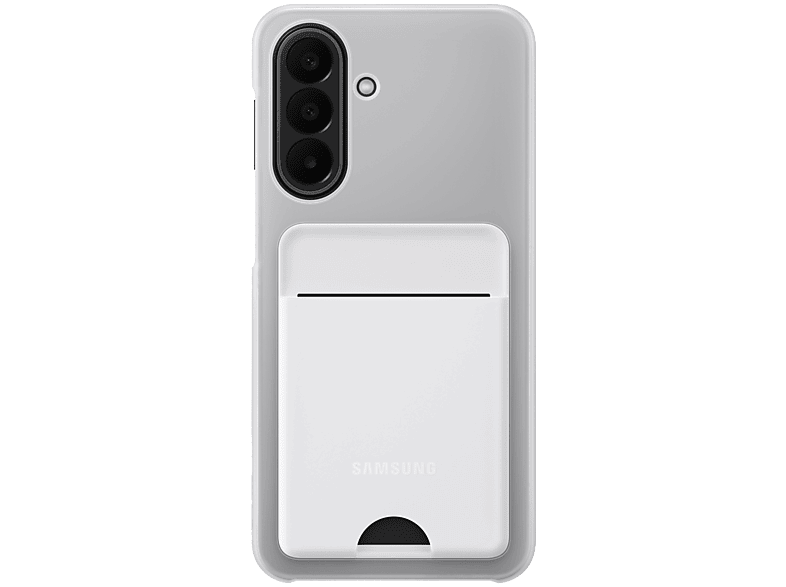 Funda móvil - Samsung, Para Galaxy A27, con Tarjetero, Trasera, TPU, Gris