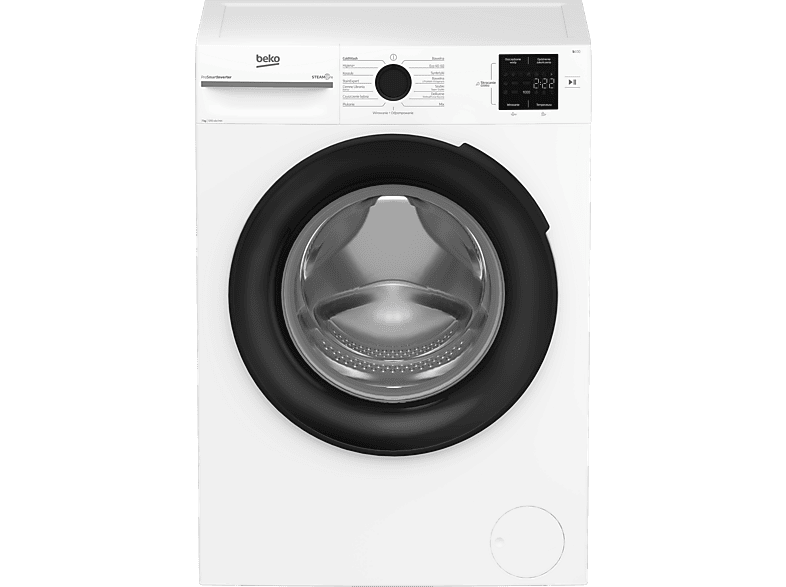 Pralka BEKO b100 BM1WFU37225WPB Slim 7kg 1200obr SteamCure ColdWash StainExpert Inverter