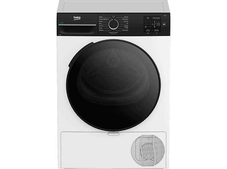 Suszarka z pompą ciepła BEKO BM3T38239WBDC Slim 47cm 8kg SteamCure AquaWave