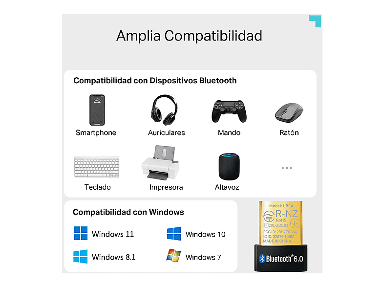 Tp-link Adaptador Usb Ub6a – imagen 2