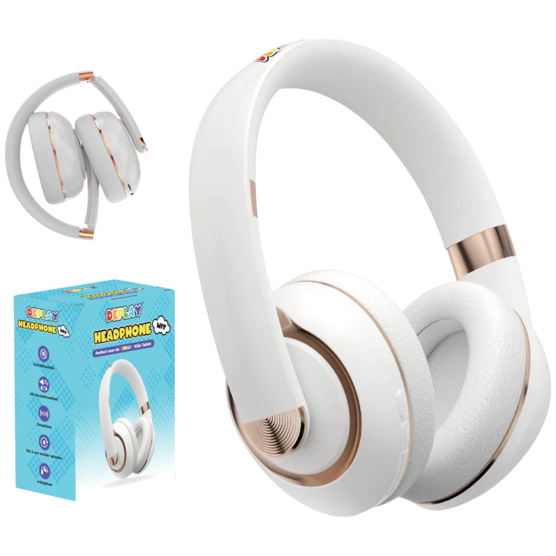 Deplay Kids Over-ear Draadloze Hoofdtelefoon Wit