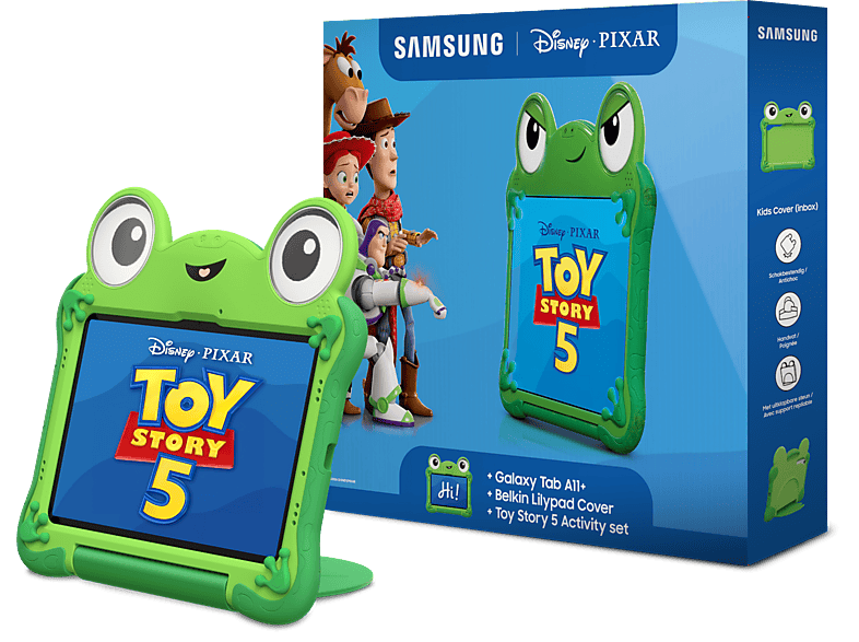 Samsung Galaxy Tab A11+ - Disney Pixar Toy Story 5 Edition Bundle Silver Tablet 11 Inch 128 Gb Wi-fi
