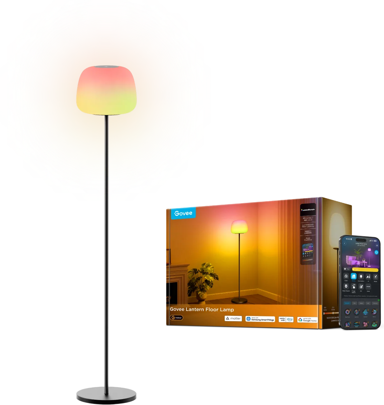 GOVEE Lantern S Okos állólámpa
