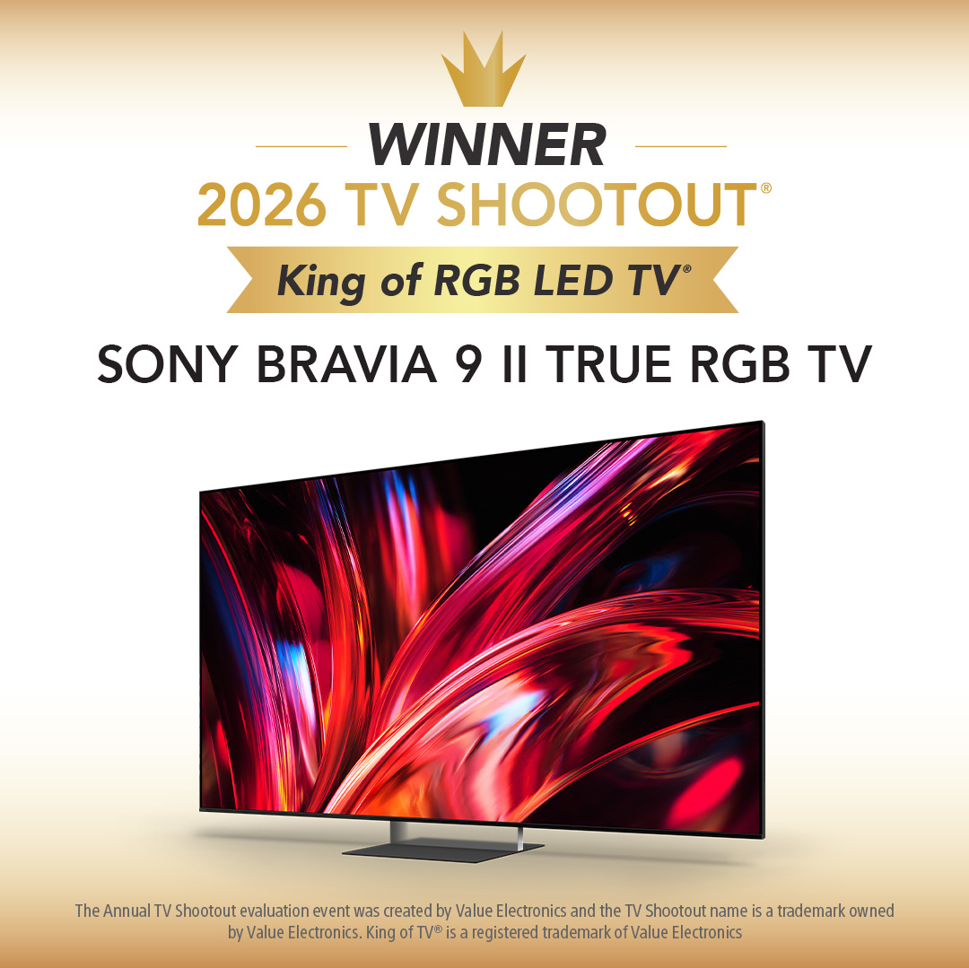 SONY BRAVIA 9 II 65", 4K Smart True RGB Google TV, XR Processor AI-val, UHD, 120 Hz, Dolby Vision/Atmos, DTS:X (K65XR95M2PB.CEI), 164 cm