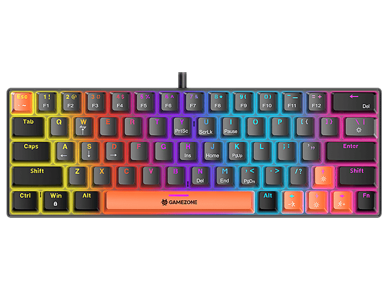 Klawiatura TRACER Raptor 63 USB Czarny