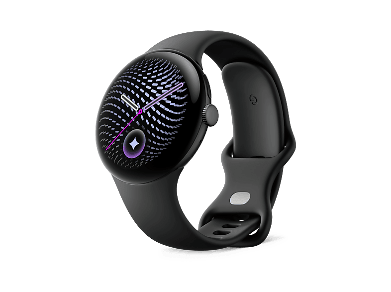 Smartwatch - Google Pixel Watch 5, 45mm, Hasta 40h Autonomía, Wear OS 7.0, Gemini Intelligence y Health, Correa Silicona, Obsidiana