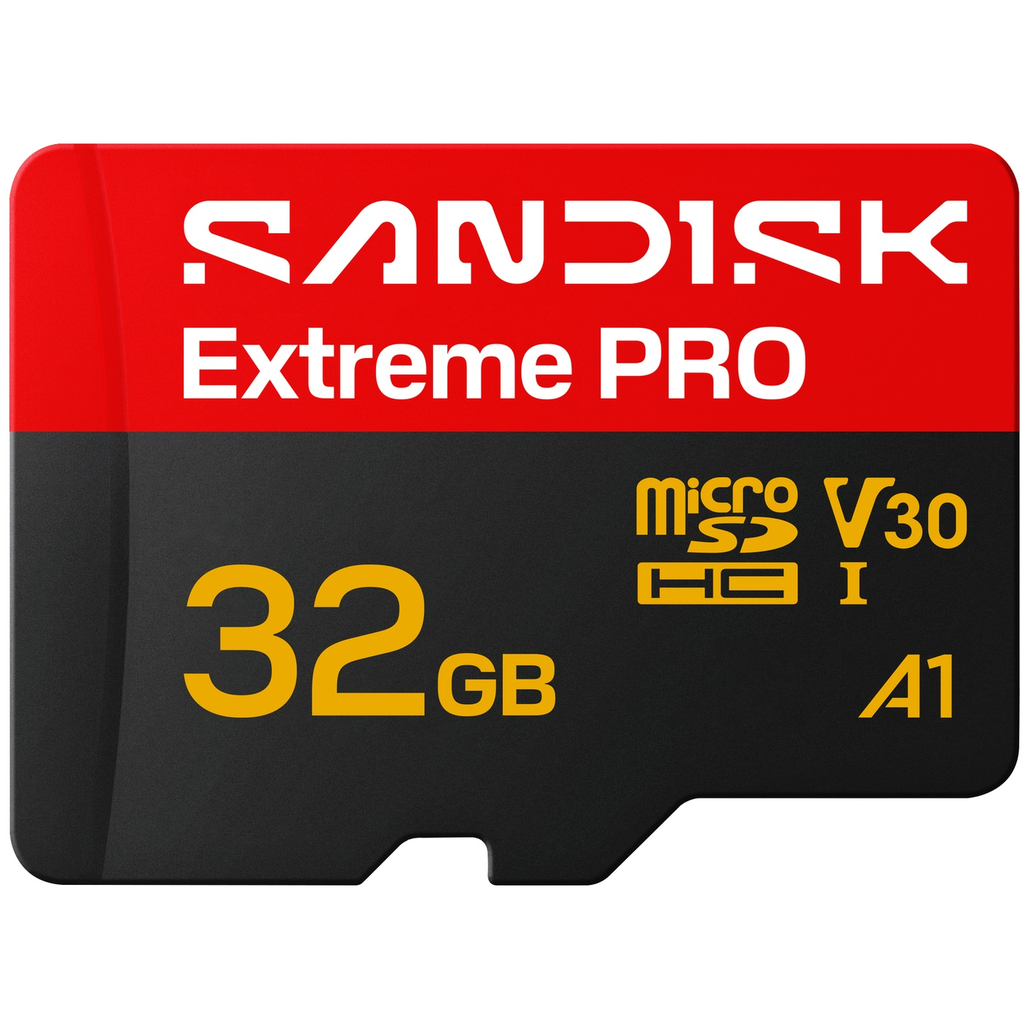 SanDisk Extreme PRO 32GB microSDHC UHS-I geheugenkaart.