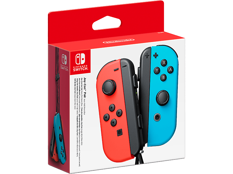 Ensemble de contrôleurs Nintendo Switch Joy-Con Rouge et Bleu