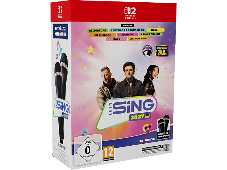 Let's Sing 2027 mit deutschen Hits - 2 Mic Bundle - Nintendo Switch 2 [Game key card]