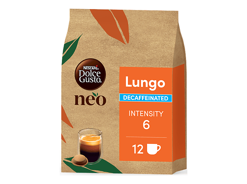 NESCAFÉ Dolce Gusto® NEO Lungo Decaffeinato Kaffee-Pods (NEO Kaffeemaschine)