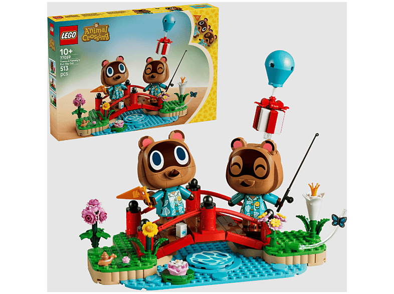 Lego Animal Crossing™ 77059 Ausflug mit Nepp und Schlepp Bausatz