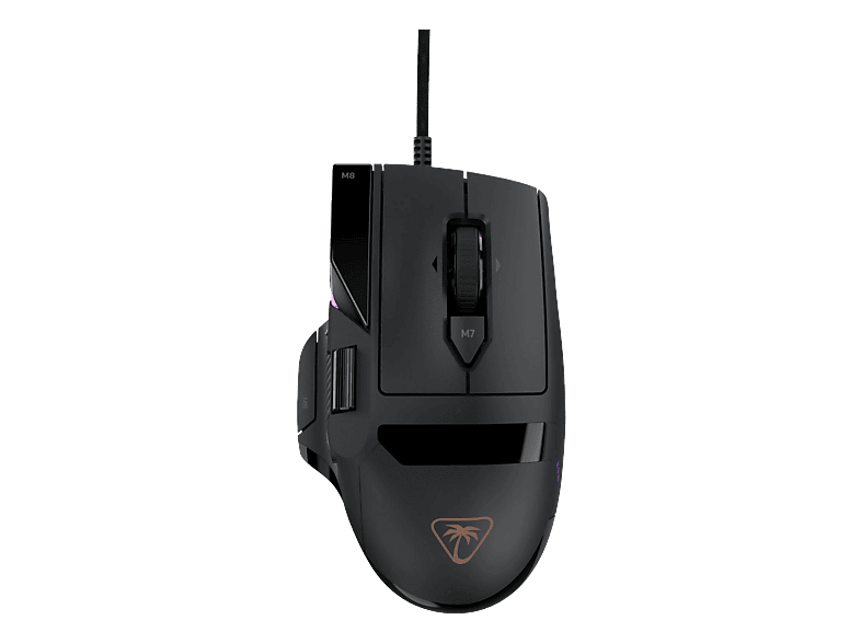 TURTLE BEACH Command Series MC3 Gaming-Maus, Kabelgebunden, 30000 DPI, Optisch mit Leuchtdioden, Schwarz