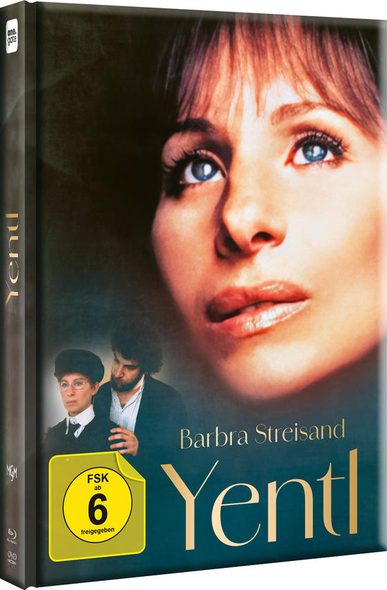 DVD-Cover des Films Yentl mit Barbra Streisand und einer FSK-6-Altersfreigabe.