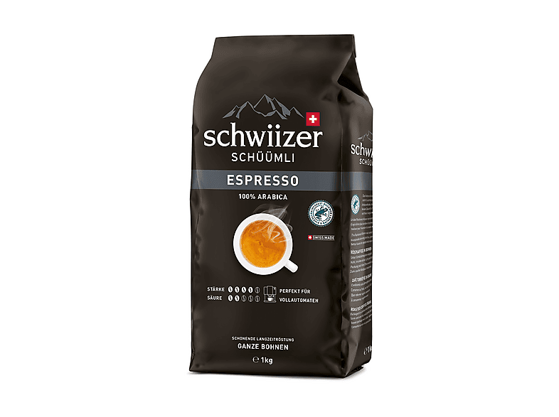 Schwiizer Schüümli Espresso Kaffeebohnen, 1 kg — Foto 2 von 2