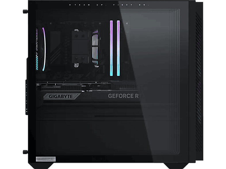 PC gaming - Gigabyte Aorus Prime 3 AP3A7N6T-5110, AMD Ryzen™ 7 9700X, 16 GB RAM, 1 TB SSD, GeForce RTX™ 5060 Ti, Windows 11 Home, Negro – imagen 2