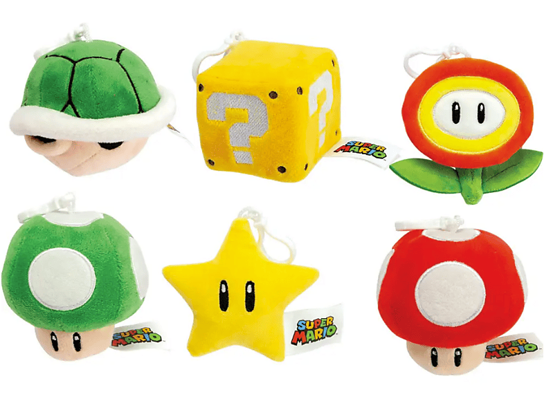 Simba superMARIO Collectible Anhänger, 1 Stück, sortiert Plüschfigur