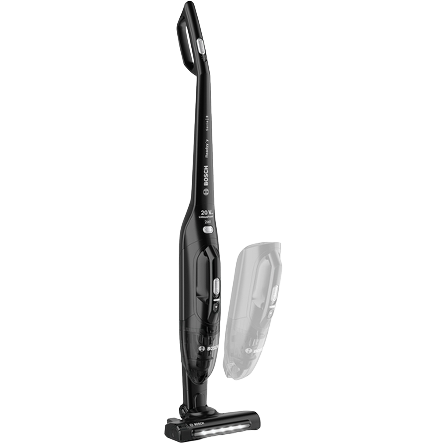 BOSCH BCHF220BL - Steelstofzuiger - Accuduur 44 min - Zwart