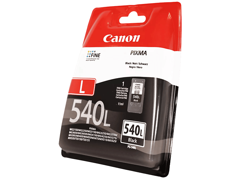 Canon PG-540L inktcartridge 1 stuk(s) Origineel Zwart