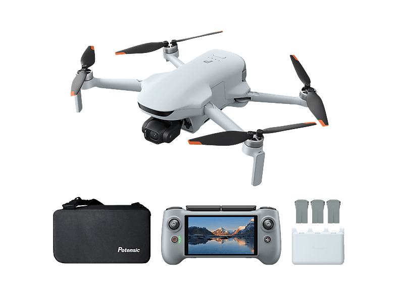 Potensic Atom 3 Fly More Combo With Ptd 2 Drone Grijs