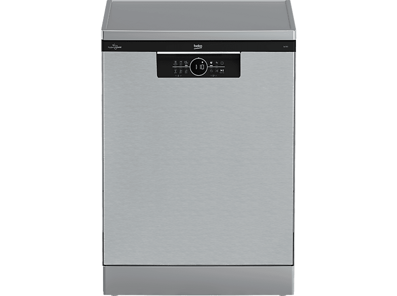 Lavavajillas - Beko BDFN26531X, 15 servicios, 6 programas, 60 cm, Tercera bandeja, SelfDry, Inox