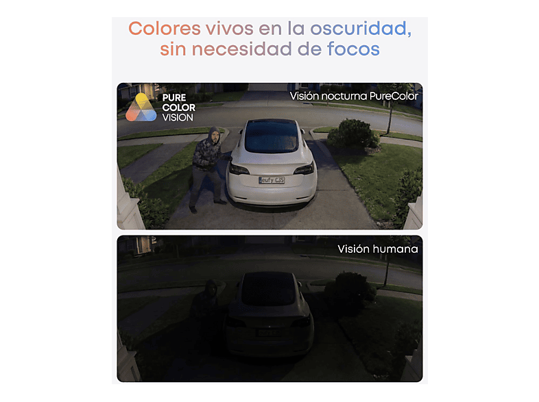 Cámara de vigilancia IP - Eufy Cam C35 2+1 kit, Función visión nocturna, IP67, Ilumina hasta 10 metros, Negro – imagen 2