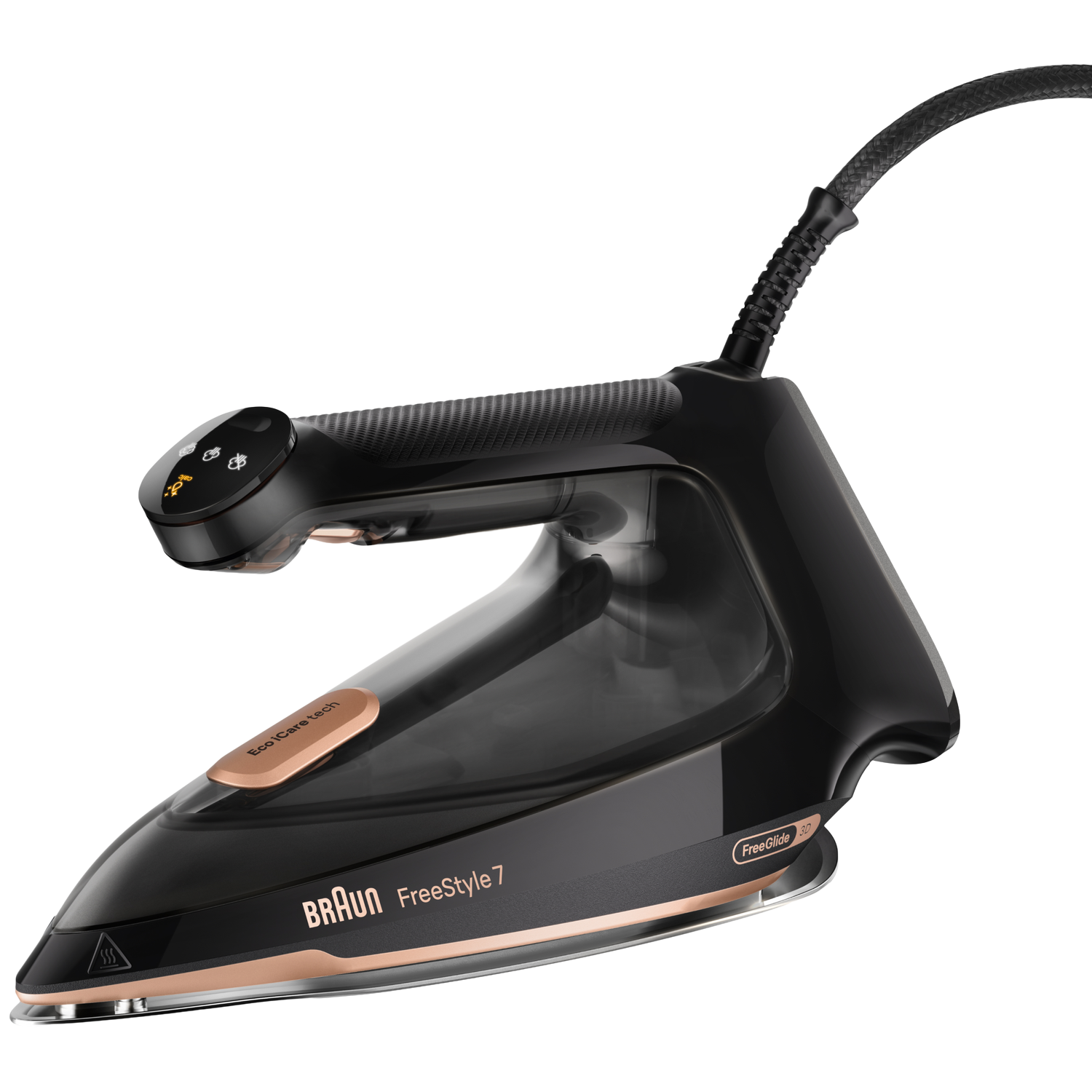 Braun Fi7276bk Freestyle 7 Stoomstrijkijzer Zwart / Brons