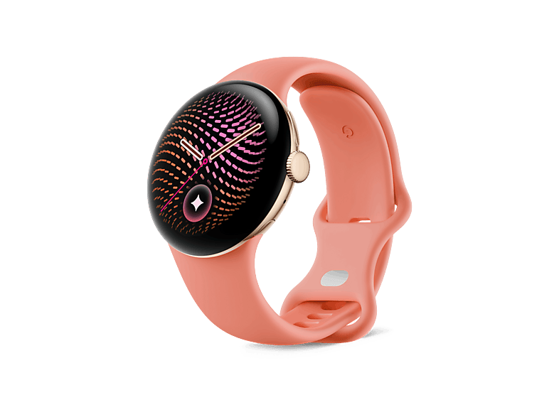 Smartwatch - Google Pixel Watch 5, 41mm, Hasta 30h Autonomía, Wear OS 7.0, Gemini Intelligence y Health, Correa Silicona, Canyon
