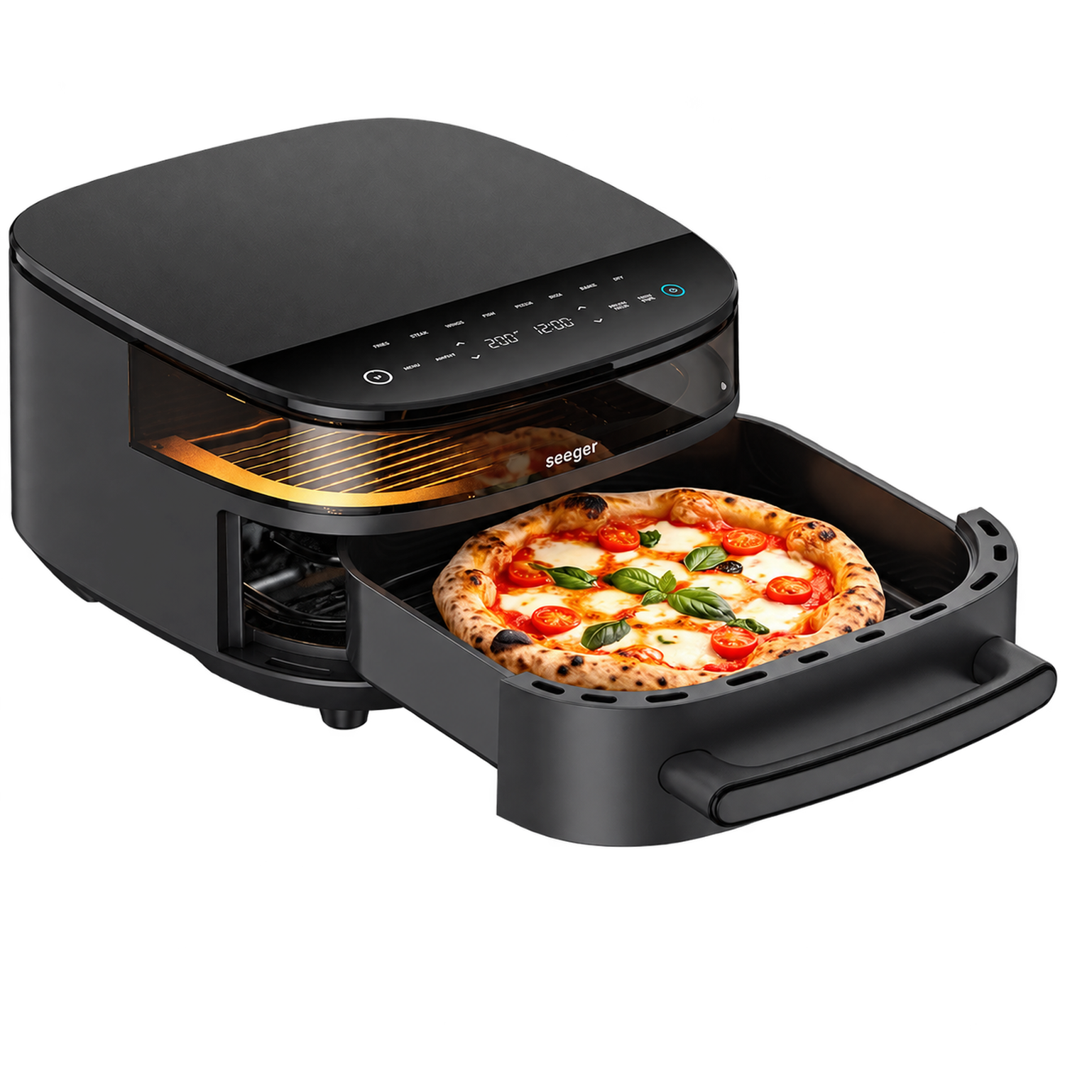 Seeger Spacefry Xxl Sgr1030bk - Heteluchtfriteuse Zwart 6 L 2850 W