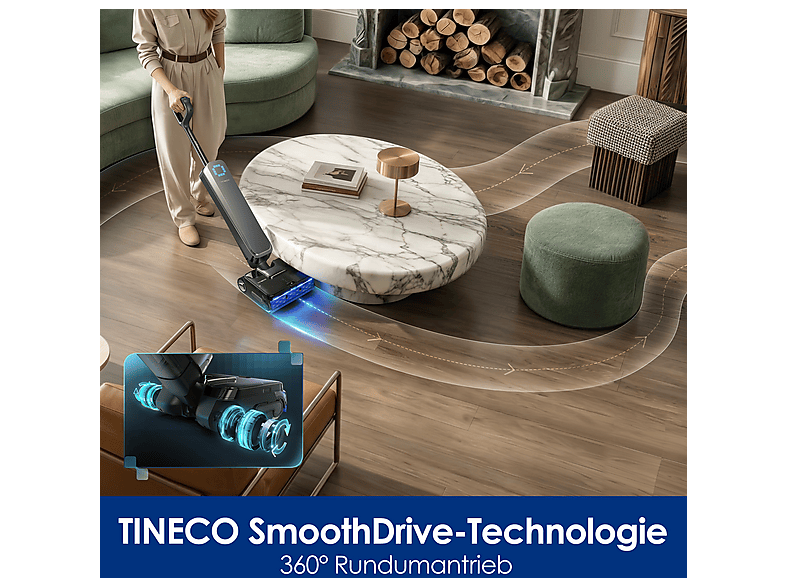 Tineco Floor One Station S9 Scientist Nass- und Trockensauger, Grau — Foto 2 von 5