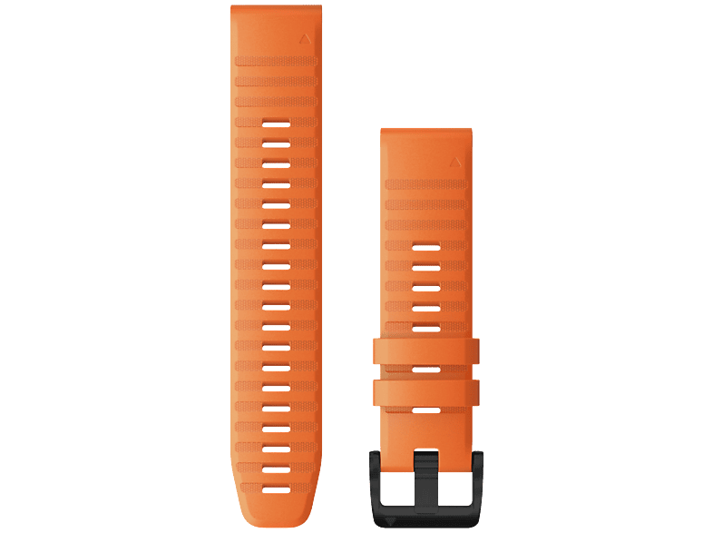 Bracelet en silicone Garmin 22mm Orange/Noir