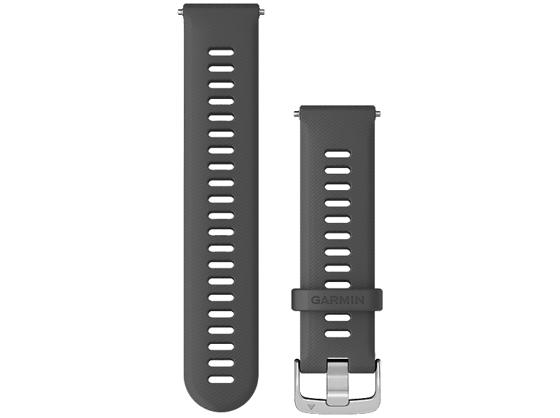 Garmin Bracelet de montre en silicone 22mm Quick Release Gris