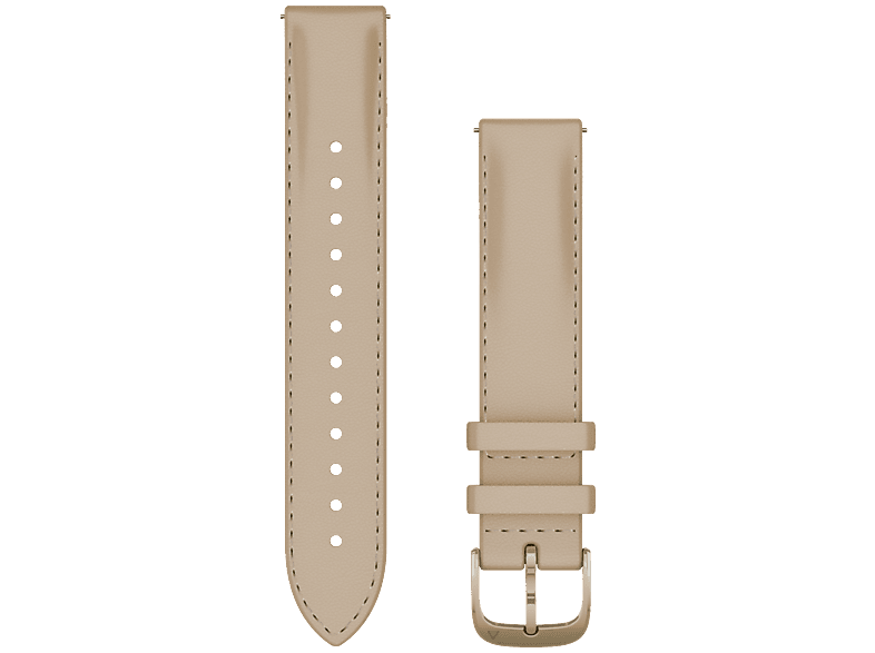 Bracelet de montre en cuir Garmin 18mm à dégagement rapide Sable