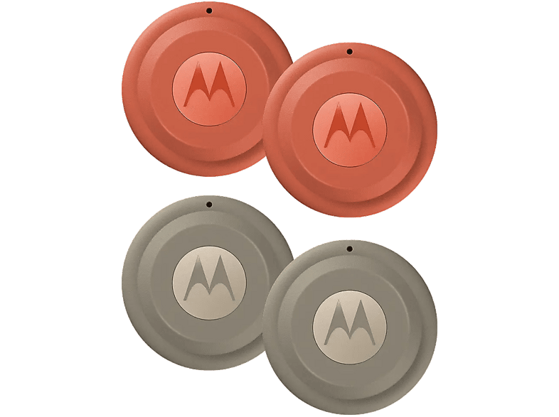 Lokalizator MOTOROLA Moto Tag 2 Brązowy/Szary 4 szt.