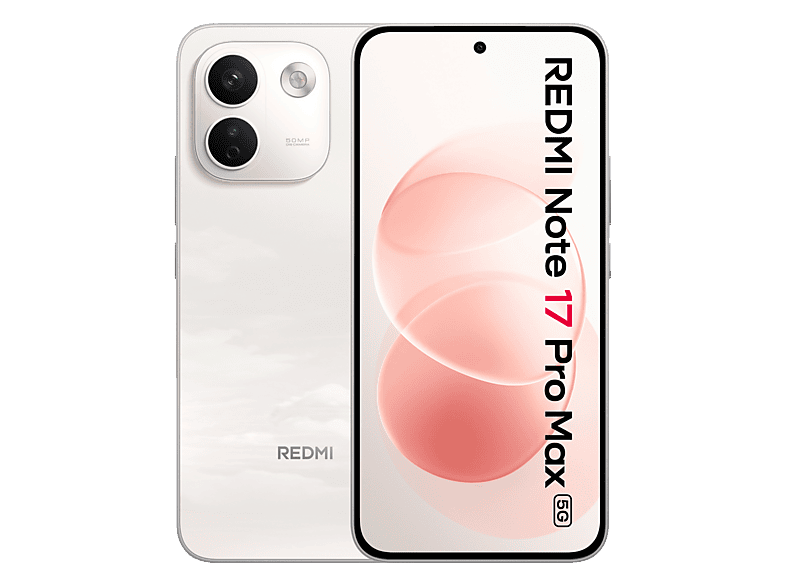 Xiaomi Redmi Note 17 Pro Max 5G, 256 GB, Cloud Blush, Dual SIM