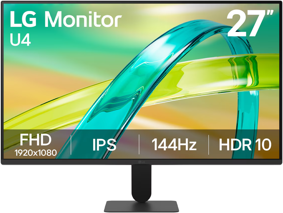 LG 27U411B-B 27" Sík FHD 144 Hz 16:9 IPS LED Monitor