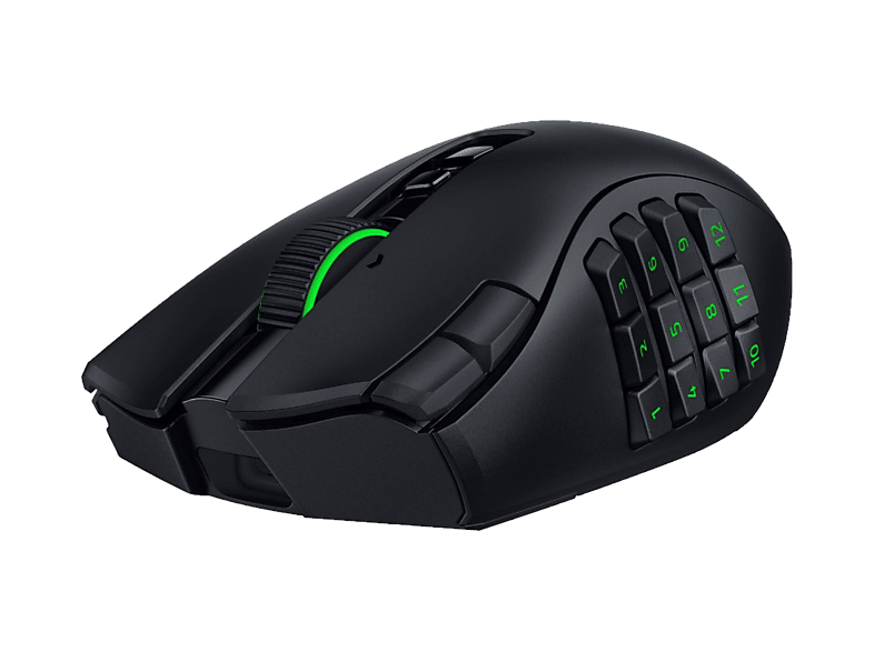 RAZER Naga V3 Pro Gaming‑Maus, Kabellos, 50.000 DPI, Schwarz