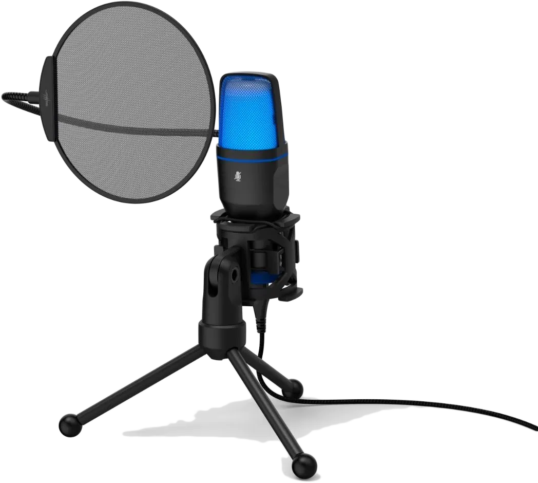 URAGE Stream 410HD asztali állványos mikrofon, USB-C, fekete (217882)