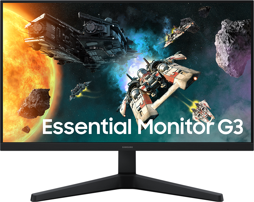 SAMSUNG Essential G3 LS24HG310EUXEN 24" Sík FHD 144 Hz 16:9 FreeSync IPS LED Gamer Monitor