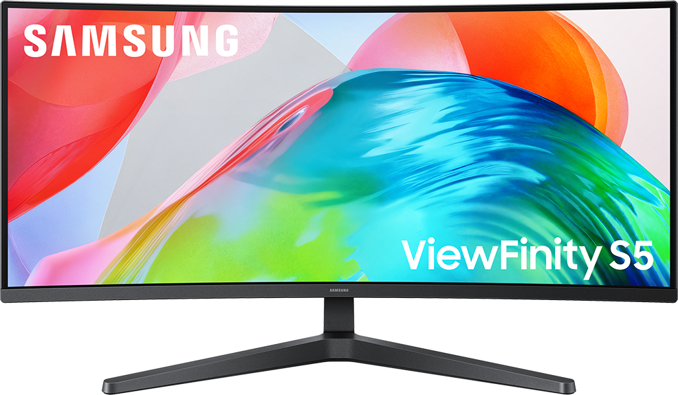 SAMSUNG ViewFinity S5 LS34H550GAUXEN 34" Ívelt UWQHD 120 Hz 21:9 FreeSync VA LED Monitor